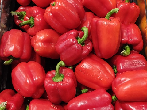 bell peppers, Habanero  peppers, cherry tomatoes and more at the farmer's market