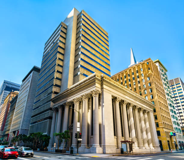 Architecture of Downtown San Francisco in California, United States