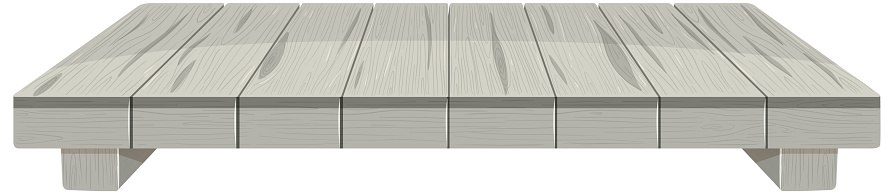 Vector illustration of a simple wooden pallet.