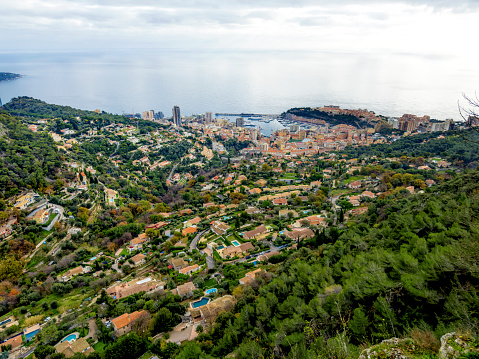 Cityscape of seaside Monaco