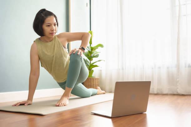 istock Asian Japanese woman practicing yoga 2088085592