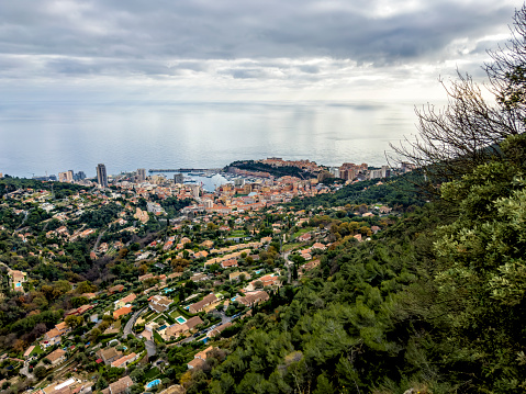 Cityscape of seaside Monaco