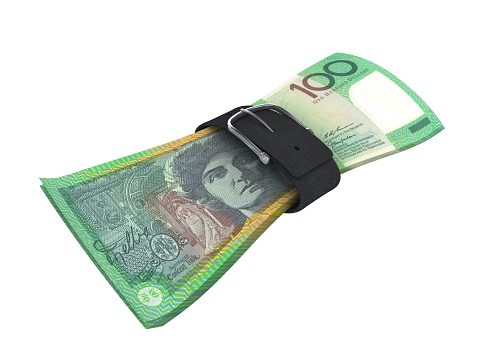 Australian money finance business cut budget