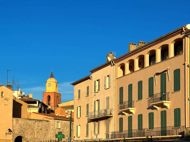 Cityscape view in St Tropez, France