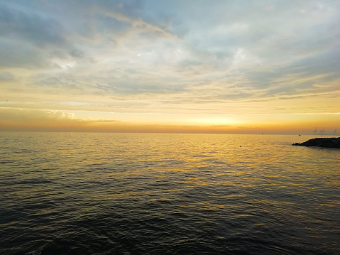 Sea view, Sunset
