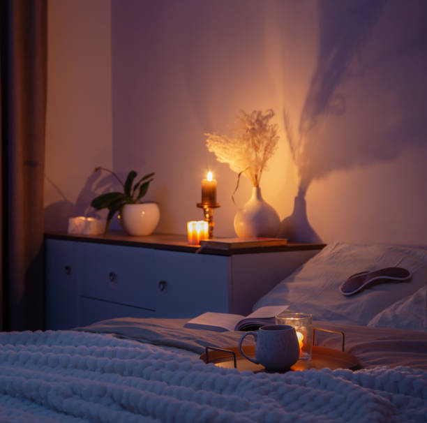 istock cup of tea in bedroom at night 2088243376