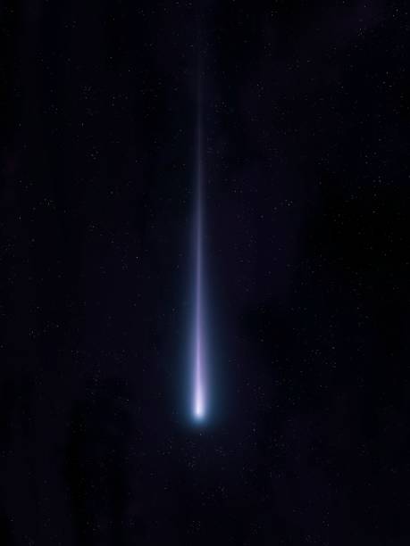 istock Meteorite fall, meteor against a background of stars. 2088281288