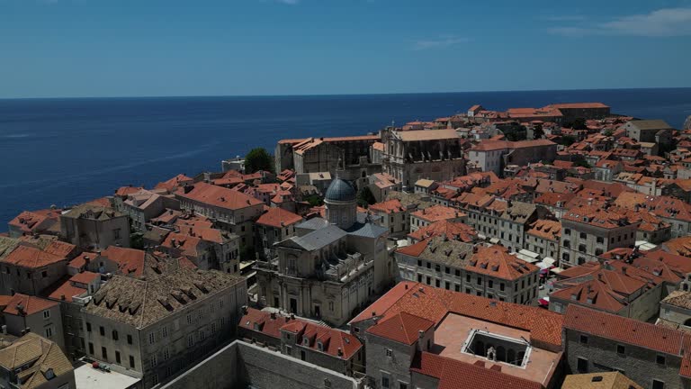 Dubrovnik cathedral from above