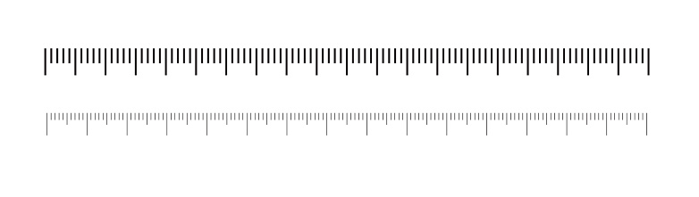 Measuring Ruler Marks Measuring Scale Marking For Ruler Marks For Tape Measure Thermometer ...