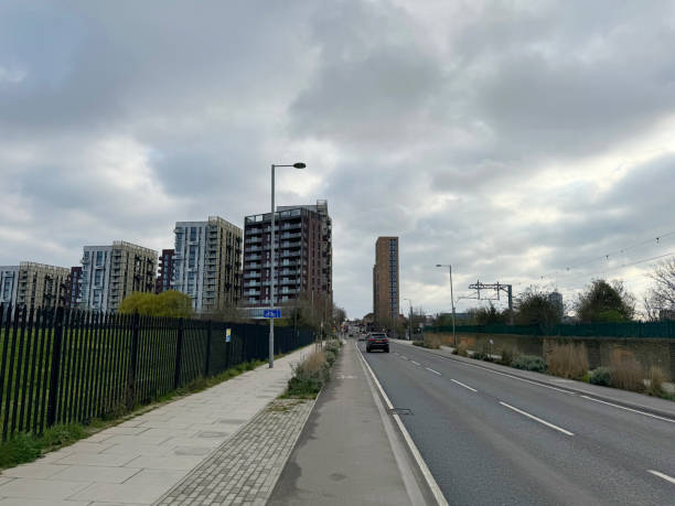 istock Apartments on a road in London 2088444548