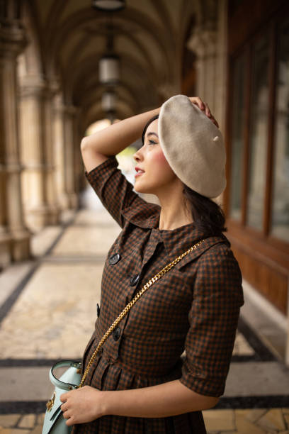 Modern young woman enjoying in Vienna.