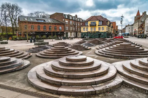 Photo of New harbor front in the center of Aalborg, Denmark