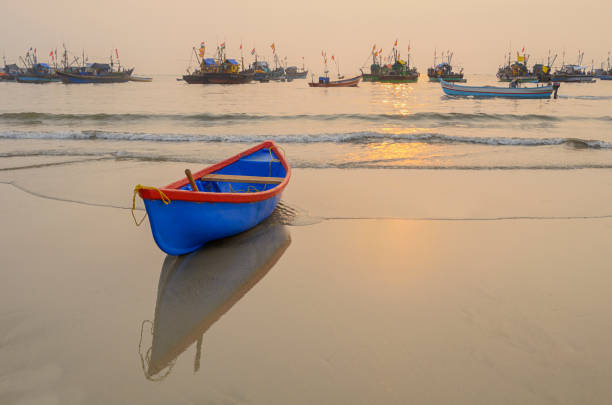 Fishing boats on the beach