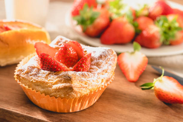 istock Cut strawberries and healthy and nutritious breakfast 2088816479