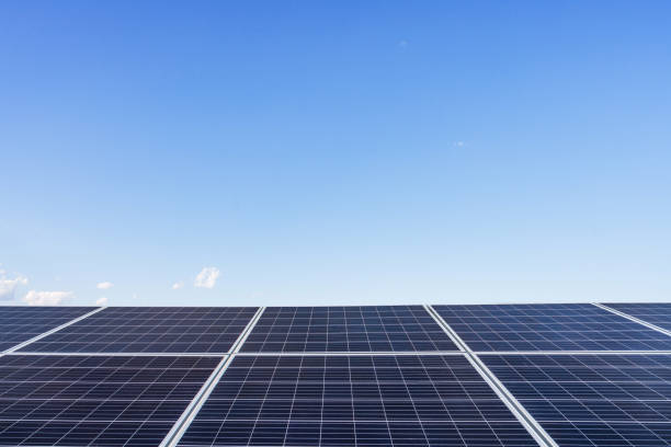 istock Solar photovoltaic panel and Blue Sky 2088841245