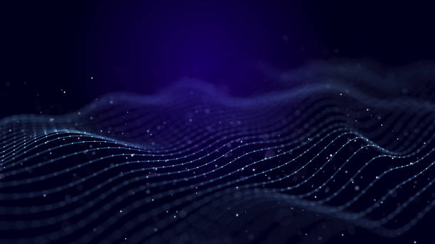 istock Futuristic wave of smooth lines.Wire network technologies.Cyber security background. 3D rendering. 2088898553