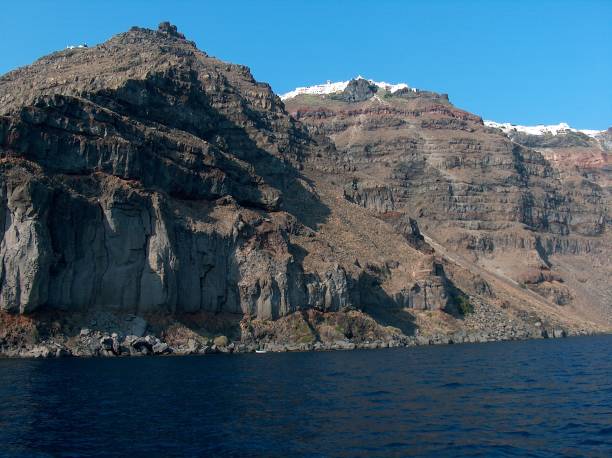istock volcano in santorini greece thirasia blue sea 2088910391
