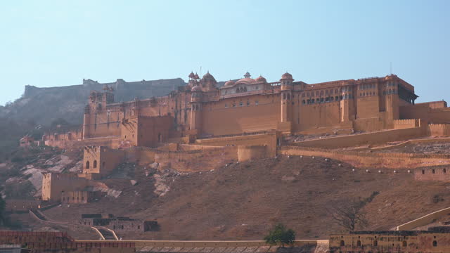 The Facade of the Amber fort