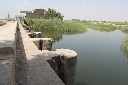 A 120-year-old irrigation canal system built in Pakistan.