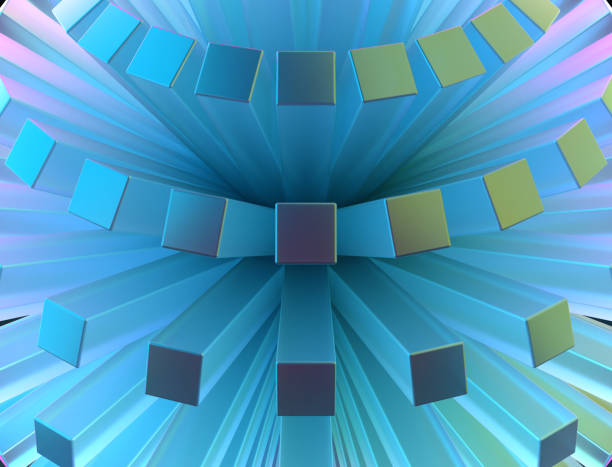 istock 3D illustration of iridescent crystal glass geometric pattern 2088949820