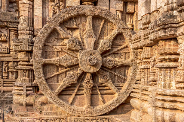istock Famous Chariot Wheel at Konark Sun Temple. 2089091933