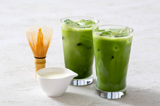istock Authentic Japanese matcha latte made from iced matcha latte, green tea, and Uji tea 2089092470