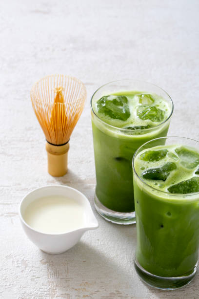 istock Authentic Japanese matcha latte made from iced matcha latte, green tea, and Uji tea 2089092471