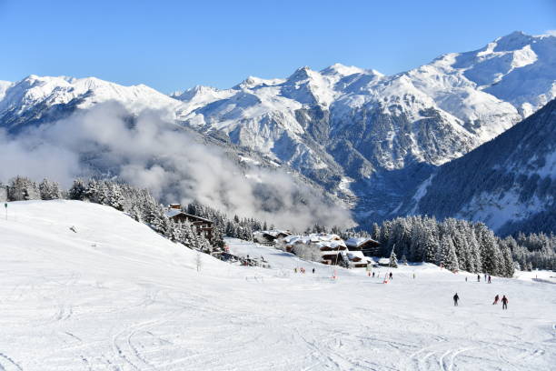 istock Courchevel ski resort by winter 2089129715