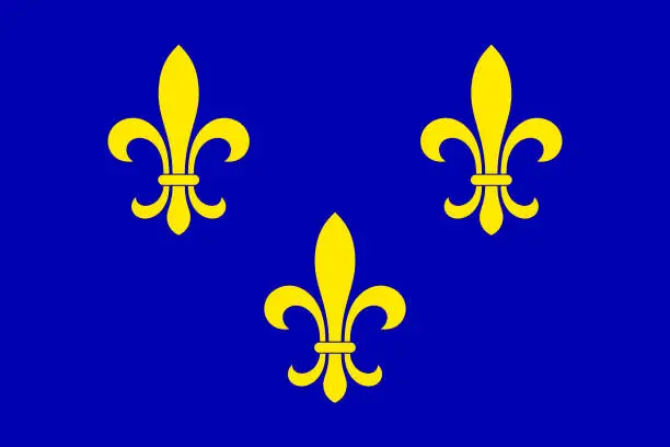 Vector illustration of Flag Flag of Northern Louisiana