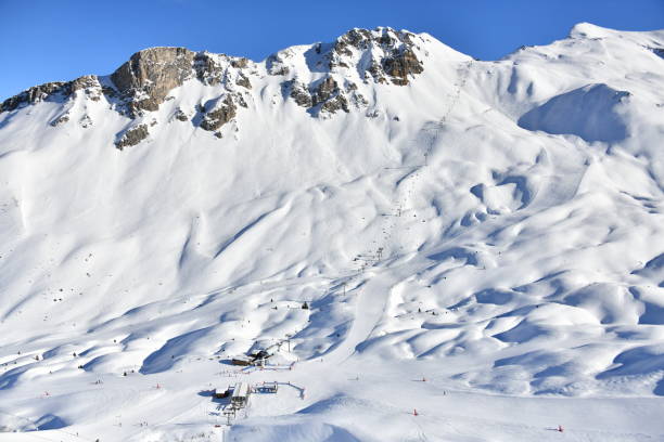 istock Slopes of Courchevel ski resort 2089214422