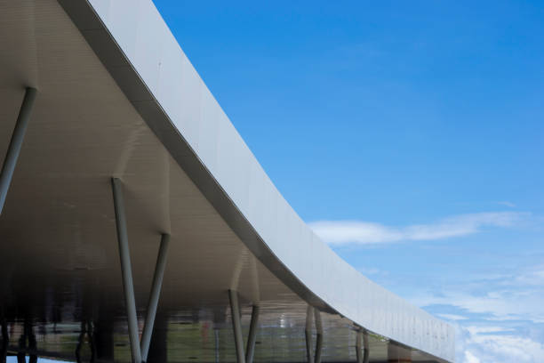 istock Exterior view of a modern public building 2089259577