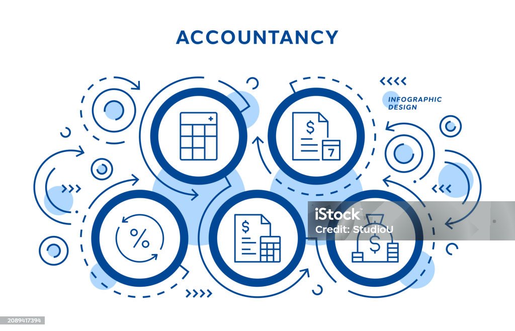 Accountancy Graphics Accountancy Infographic Template Stock Illustration - Download Image ...