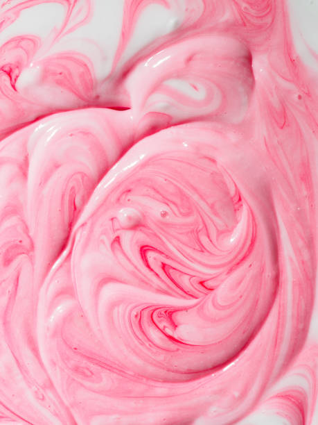 istock Soft pink swirls in abstract paint design. 2089419544