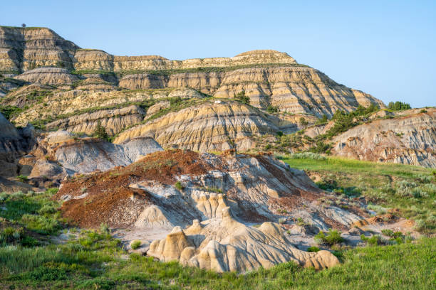 Summer scenery at Theodore Roosevelt National Park, North Dakota, USA