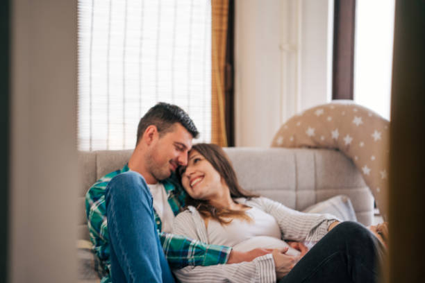 istock Future parents enyojing pregnancy time 2089763940