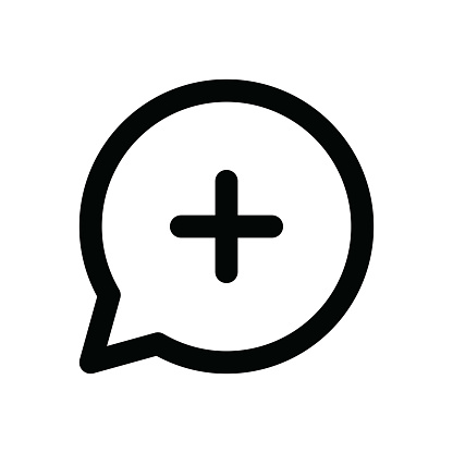 A thin line communication icon. The black outline stroke is fully editable. Icon sized to fit 24x24px square. The vector EPS file has a transparent background, so the icon can be placed onto any color.