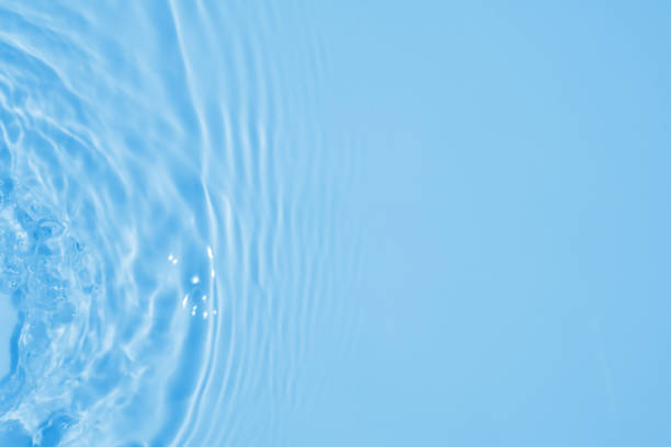 istock Abstract transparent water shadow surface texture natural ripple on blue background 2089900822