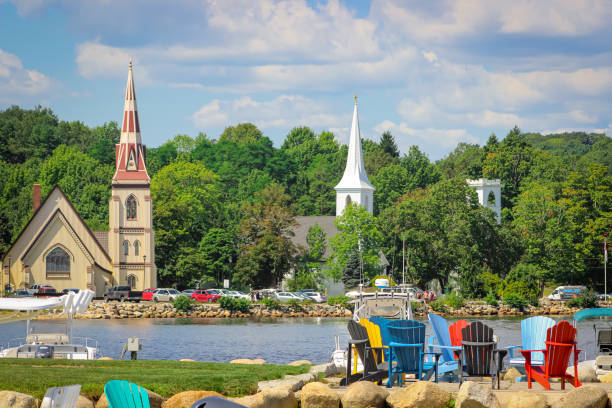 The three churches of Mahone Bay