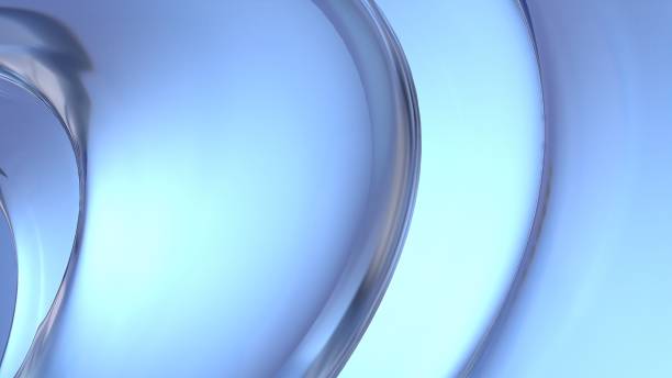 istock Transparent Fresh Elegant Modern 3D Rendering Abstract Background Like Ice Crystal Glass 2090033105