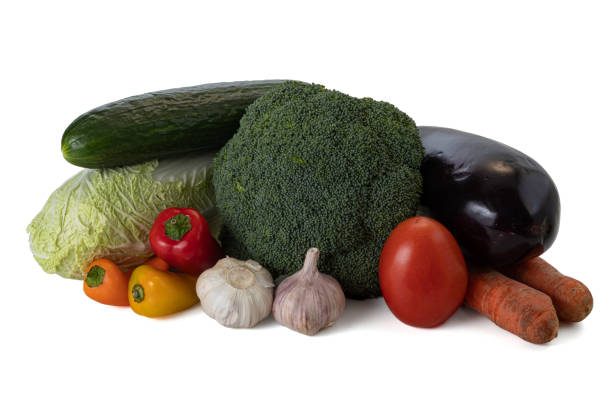 istock Fresh vegetables still life. Isolated on white background 2090388166