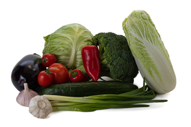 istock Fresh vegetables still life. Isolated on white background 2090392782
