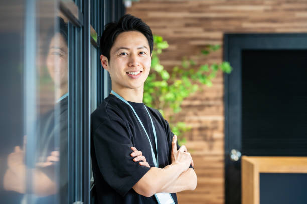 business person working in office