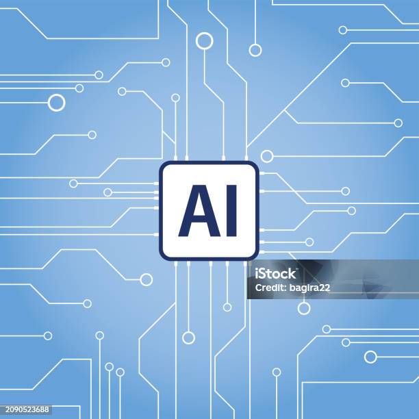 Artificial Intelligence Ai Technology Microchip Digital Transformation ...