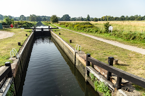 St Catherine's Lock near Guildford Surrey England Europe