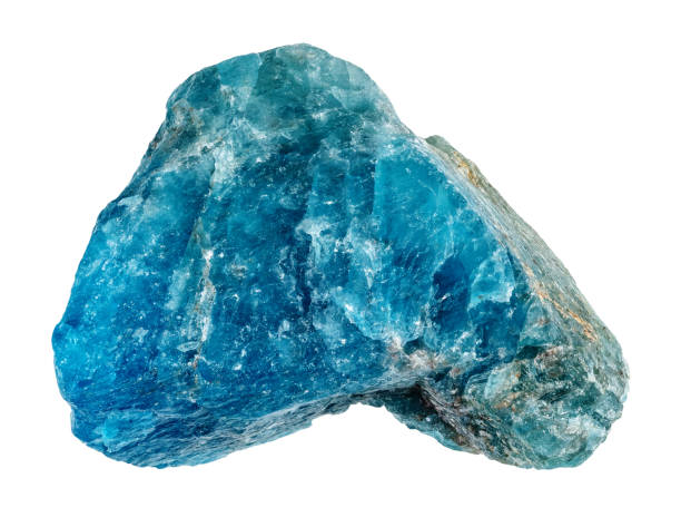 istock natural rough blue apatite stone cutout 2090692854