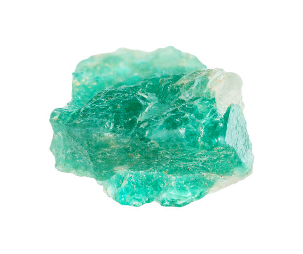 istock specimen of natural rough emerald mineral cutout 2090693278