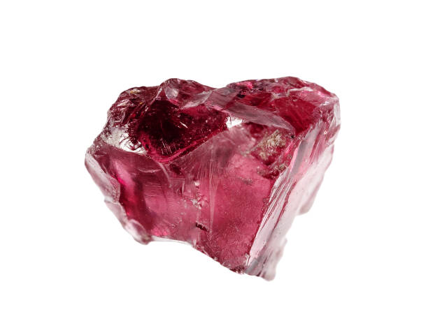 istock natural unpolished pyrope crystal cutout 2090693515