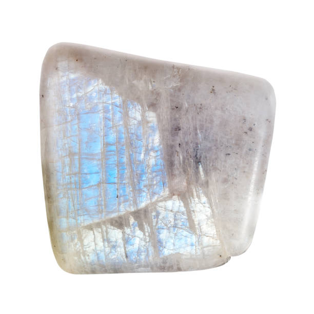 istock natural polished belomorite gemstone cutout 2090693601