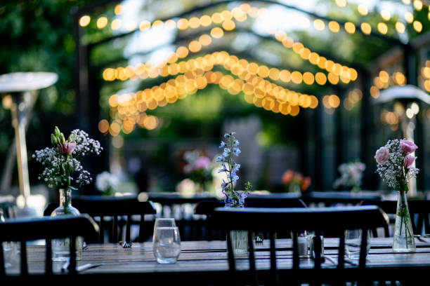 istock Luxury Table settings with beutiful glass and candels. 2090711754