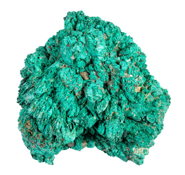 istock specimen of natural rough malachite rock cutout 2090716487